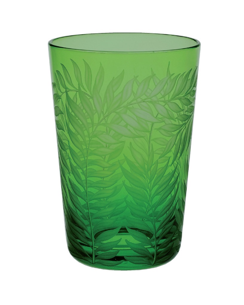 Feuilles - Tumbler 125 Mm Zümrüt Su Bardağı